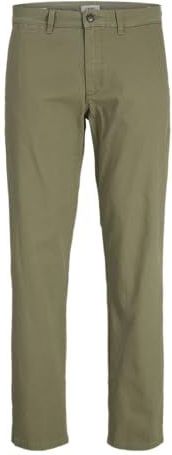 JJ Rebel - JREBKENNI - Chino Broek - Olijfgroen