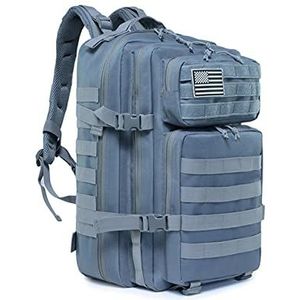 Saorzon Uniseks tactische rugzak Bergsteigertas Backpack (1-pack), grijs, Eén maat, modern