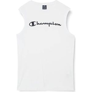 Champion Legacy American Classics Logo S/L tanktop, wit, XL voor heren