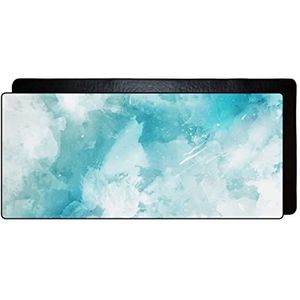 Bonamaison, Rechthoek Digitaal Bedrukt Gaming-muismat voor gamers, antislip onderkant, voor kantoor en thuis, enkelspeler-games L, afmetingen: 90 x 40 cm