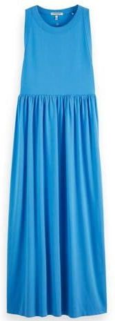 Scotch & Soda - Maxi-jurk - Laagjeslook - Puur Katoen - Getailleerd Model