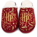 Harry Potter - Slippers - Rood - Dames - Slip-on - Pluizig