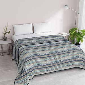 Italian Bed Linen BASIC zomerdekbed, Murales, tweepersoonsbed, 250 x 240 cm