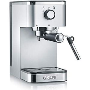 GRAEF Salita ES400 Zeefdrager-espressomachine, zilver