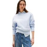 Tommy Hilfiger Trui Sweatshirt voor dames, Blauw (Breezy Blue), XXS