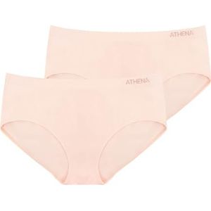 Athena Set van 2 hipsters, Beige/Beige, M