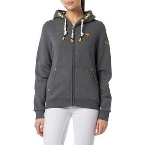 acalmar Dames sweatjack 34613743-AC01, grijs melange, S, grijs melange, S