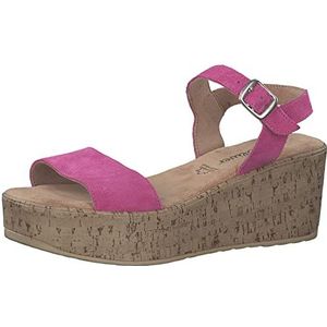 s.Oliver Damessandalen met sleehak, 5-28311-20, roze, 36 EU