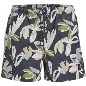 Jack & Jones Jpstmaui Jjswim Flower Aop AKM, iron gate, XS