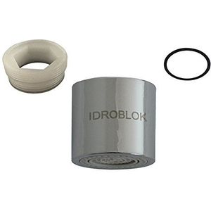 Idroblok 03034550 I-BL Minimal Snodato straalregelaar met 2 spots, verchroomd