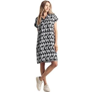 STREET ONE Viscose-jurk, zwart, 34