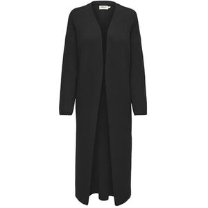 ONLALPHA LS Maxi Cardigan KNT, zwart, XS