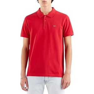 Levi's heren T-Shirt Housemark Polo, Crimson, M