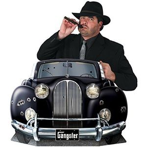 Beistle 1-Pack Gangster Car Photo Prop, 3 voet 1 inch bij 25 Inch