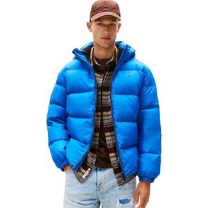 Tommy Jeans - Essential - Gewatteerde Winterjas - Azuur - Waterafstotend