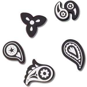 Crocs Unisex's Paisley Bandana 5 Pack Schoen Charms, One Size, Paisley Bandana, Eén maat