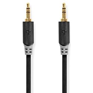 Nedis 3,5mm Jack stereo audio kabel / zwart - 10 meter