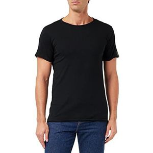 Replay Heren-T-shirt met korte mouwen en ronde hals, Black 098, XL