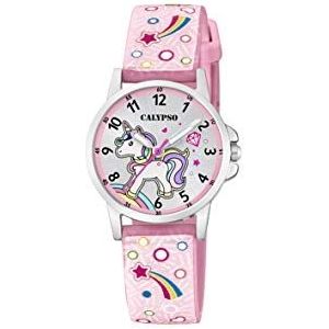 Calypso Watches Unisex kinderen analoog kwarts horloge met plastic armband K5776/5