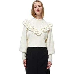 Minus Avery Knit Pullover Sweater, Cloud Dancer, M