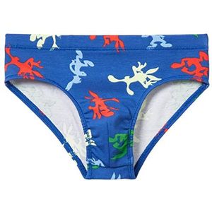 United Colors of Benetton Slip 3VD50S00V ondergoed set, patroon: 64 G, XS, Blauw A Fantasia 64 g, XS