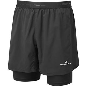 Ronhill Heren hardlopen, Heren Tech 12,7 cm Twin Short Shorts