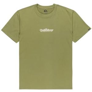 Quiksilver - T-shirt Ev Fineline - Loden Green - Korte Mouwen - 100% Katoen
