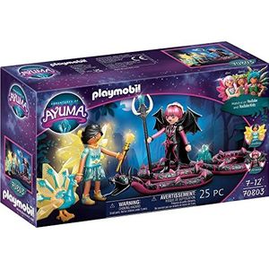 PLAYMOBIL Adventures of Ayuma Crystal Fairy en Bat Fairy met totemdieren - 70803