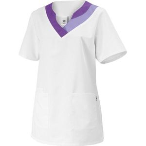 BP 1664 485 Dames Slaapzak gemaakt van duurzaam gemengd weefsel wit/paars, maat 46n