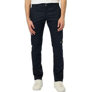 Dickies Heren dubbele knie werkbroek skinny rechte casual, Donkere marine, 32W / 34L
