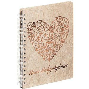 Pagna bruiloftplanner 170 x 240 mm sweet hart goud 96S, karton, 19 x 23,5 x 2,5 cm