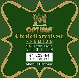 Optima Vioolsnaren Goud Brokaat Premium 24 Karaat Goud 1/4 E 0.25 S Light