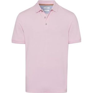 BRAX Heren Style Pete U Hi-Flex: poloshirt in zomerse kleuren poloshirt, Smooth Rose, XS