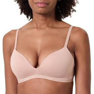 EMPORIO ARMANI Dames Essential Studs Gewatteerde Triangle BH Roze S, roze, S