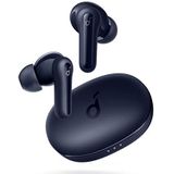Soundcore by Anker P2 Mini, volledig draadloze oordopjes, 10mm-drivers met veel bas, aangepaste EQ, Bluetooth 5.2, 34u speeltijd, USB-C voor snelladen, klein formaat voor pendelen, werk(Blauw)