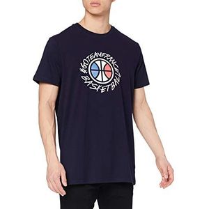 France Basketball T-shirt, voor heren, blauw