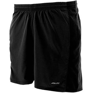Joluvi Unisex Meta bermuda shorts voor volwassenen, Zwart/Neongeel, XS