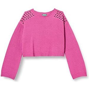United Colors of Benetton Trui met lange mouwen voor meisjes met ronde hals, Violett K09, 160 cm