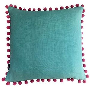 Riva Home Mardi Gras Polyester gevuld kussen, Aqua, 50 x 50cm (20"" x 20"")