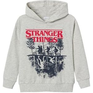 NAME IT Sweatshirt voor jongens Stranger Things, lichtgrijs gem., 146/152 cm