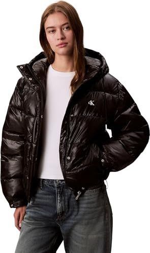 Calvin Klein Jeans - SHINE PUFFER JACKET LV047D505G - Bodywarmer - Zwart