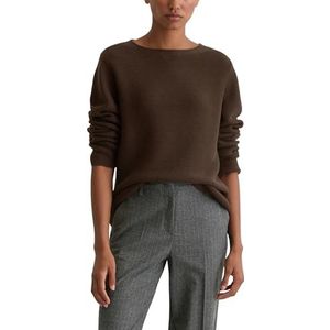 Marc O'Polo - Trui - Bruin - Knitwear - Lange Mouw