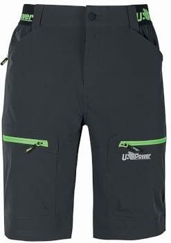 Werkshorts - Zwart - 4 Way Stretch - Ademend en Sneldrogend