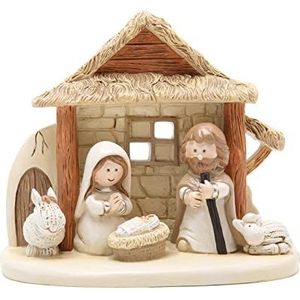 QKFON Kerst Jezus Krans, Nieuwigheid Verlichte Kerststal QKFON Kerst Jezus Krans, Nieuwigheid Verlichte Kerststal