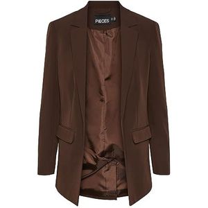 PIECES PCBOSSY LS Loose NOOS Blazer voor dames, witlofkoffie, L