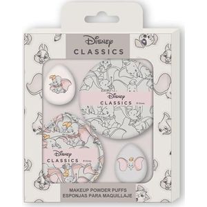 Disney Classics Make-upspons met poederkwasten, beauty blender en sponzen voor foundation, rouge en los poeder