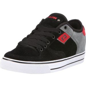 Globe GBHASLS Haslam-Sabaton, uniseks sneakers voor volwassenen, Zwart Black Charcoal Red, 38.5 EU