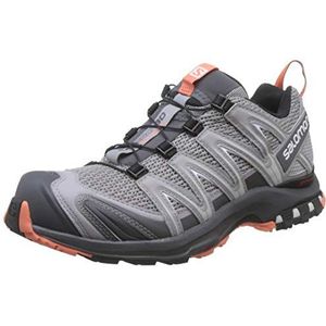 Salomon XA Pro 3D Trailhardloopschoenen voor dames, stabiliteit, grip en langdurige bescherming, Grijze legering magneet Camellia, 40 EU