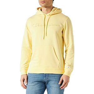Champion American Classics Big Logo capuchontrui voor heren, geel (vast), M