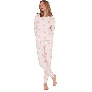 TRENDYOL Pyjama - roze - hart, Puder, M